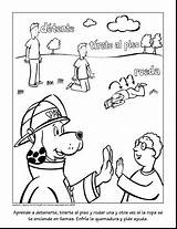 Safety Coloring Pages Internet Fire Getcolorings Getdrawings Week Colouring sketch template
