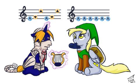 Derpy Link Playing The Ocarina Wrong Derpy Hooves Know