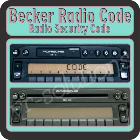 code de deverrouillage radio becker harman        ebay