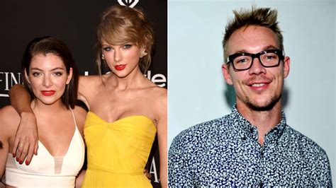 taylor swift makes nice with diplo at grammys following