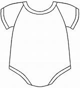Onesie Onsie Transparent Templates Cliparts Dxf Clipground sketch template