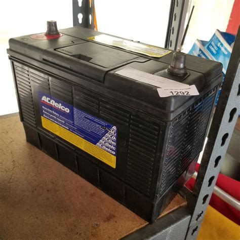 ac delco  heavy duty battery maintenance  charged big valley auction