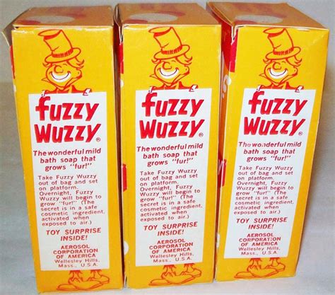 Fuzzy Wuzzy Bath Soap I Grow Fur 1960s Blazenfluff