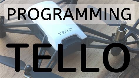 ryze tello programming  droneblocks youtube
