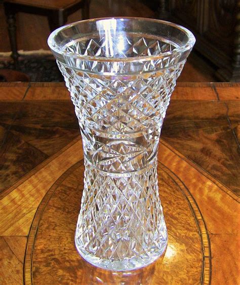 irish waterford crystal glandore   vase rockwell antiques dallas