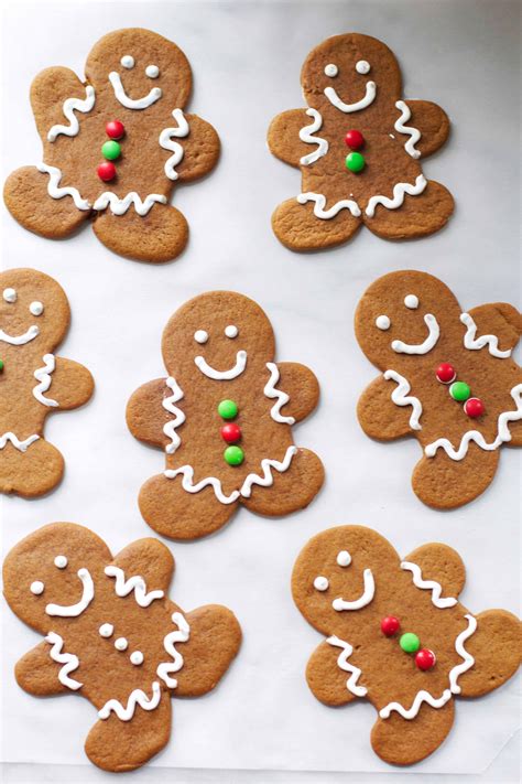 soft  chewy gingerbread men