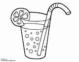 Vaso Refresco Limonada Vasos Refrescos Laranjada Refrigerante Bebidas Bicchiere Copo Jugos Carteleras Verre Tudodesenhos Frutas Bibite Boissons Acolore Où sketch template