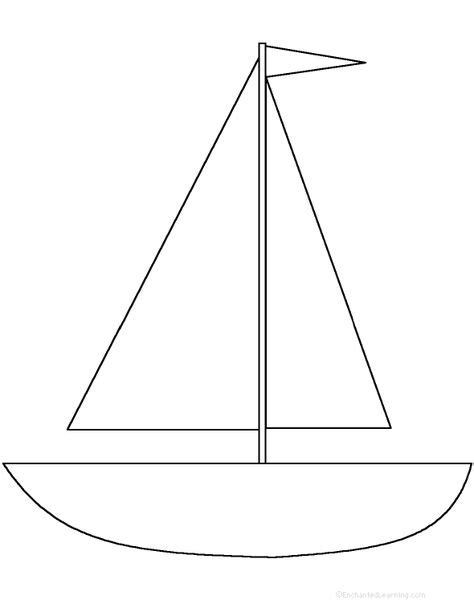 paper boat hull template sailboat templates