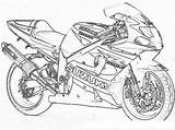 Colorare Motorcycle Crf Coloriages Bikes Printmania sketch template