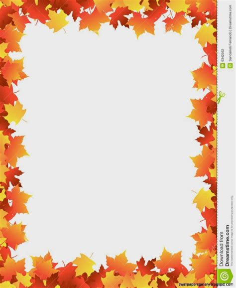 autumn leaves borders  clip art images  images  clip