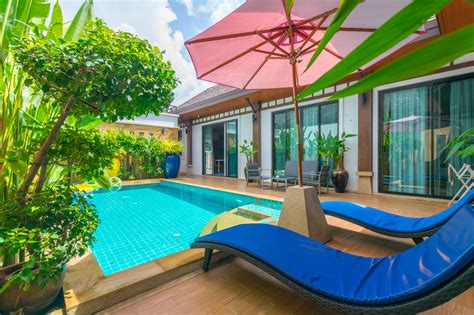 br lux pool villa courtyard terrace hotel services automatic gate