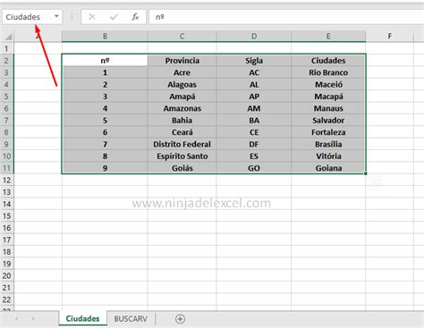 Como Nombrar Rangos En Excel Ninja Del Excel