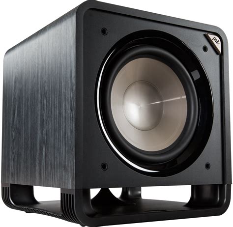 polk audio hts    watt powered subwoofer black accessoriesless