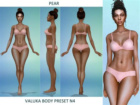 [patreon] Valuka Body Preset N4 The Sims 4 Catalog