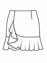 Jupes Jupe Skirts Burda Burdastyle Patrons Modèles Vetements Coudre Clipartmag sketch template