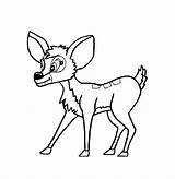 Deer Cartoon Drawing Coloring Template Templates Getdrawings Antlers sketch template
