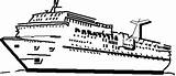 Cruise Ship Coloring Pages Voyages Pleasure Netart sketch template