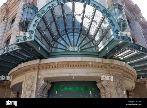entrance  el corte ingles shopping centre barcelona stock photo alamy