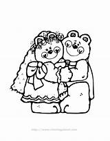 Coloring Pages Groom Bride Clip Library Clipart Comments Colouring Coloringhome sketch template