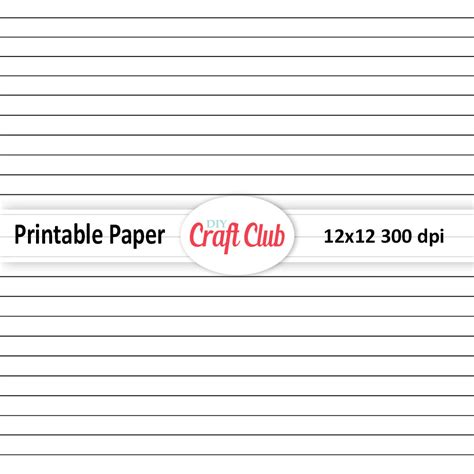 plain lined paper  print