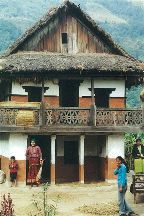 Typical Nepali House In Kanchenjungha Region Nepal Culture Nepal