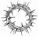 Crown Clipart Thorn Thorns Cliparts Library sketch template