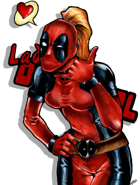 A Lady Deadpool Sexy Pinup Lady Deadpool Erotic Pics