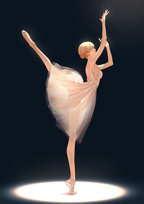 Safebooru 1girl Athletic Leotard Ballerina Ballet Slippers Bangs