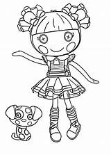 Lalaloopsy Coloring Pages La Girls Kids Sheets Mermaid Printable Colouring Color Clipart Dodgers Adult Coloringtop Book Getdrawings Baby Cartoon Print sketch template