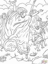 Miriam Ausmalbilder Mose Moses Ausmalbild Tanzt Supercoloring Exodus Auszug Plague sketch template