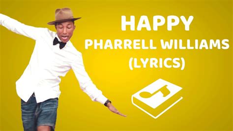 pharrell williams happy lyrics letra youtube