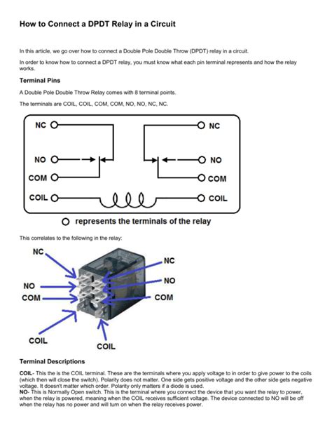wiring diagram dpdt relay hot sex picture