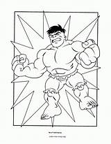 Hulk Superheld Stampare Superheroes Coloringhome Seite sketch template
