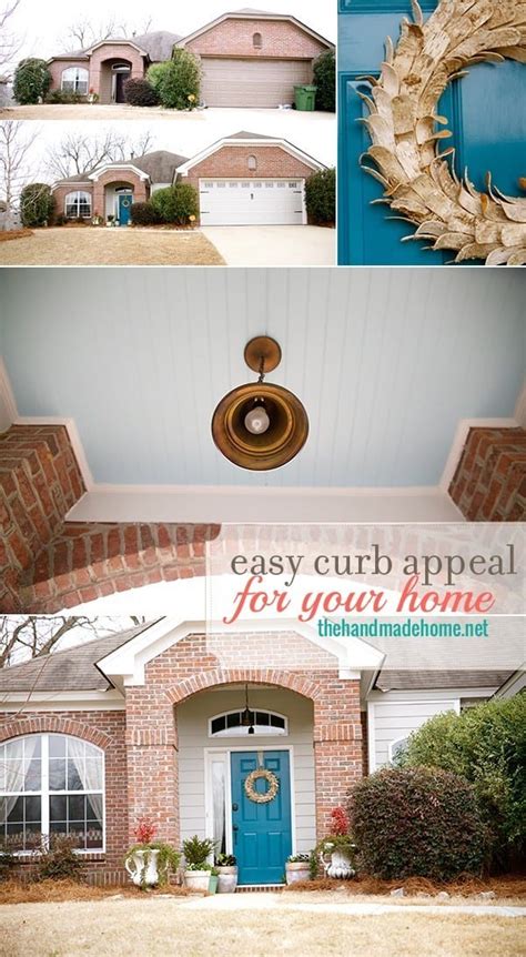 easy ways  add curb appeal  handmade home
