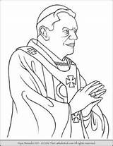 Pope Benedict Xvi Thecatholickid sketch template