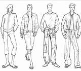 Fashion Illustration Sketches Template Man Sketch Menswear Illustrations Drawing Model Men Templates Dibujo Figures sketch template