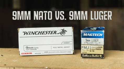 9mm Luger Vs 9mm Nato What S The Difference