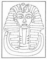 King Tut Coloring Tutankhamun Egyptian Pages Mask Drawing Tattoo Printable Egypt Print Getdrawings Worksheets Mummy Template Getcolorings Color Ancient Unbelievable sketch template