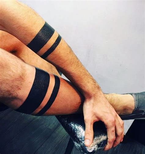 Tattoo Trends 50 Black Band Tattoo Designs For Men Bold Ink Ideas