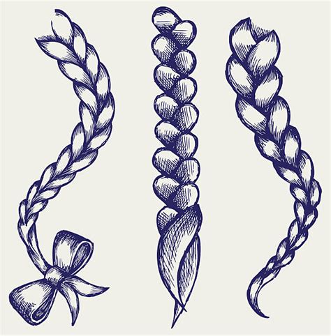 Braided Hair Illustrations Royalty Free Vector Graphics And Clip Art