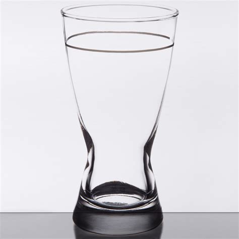 Libbey 181 1605g Hourglass 12 Oz Pilsner Glass With Fill Line 24 Case