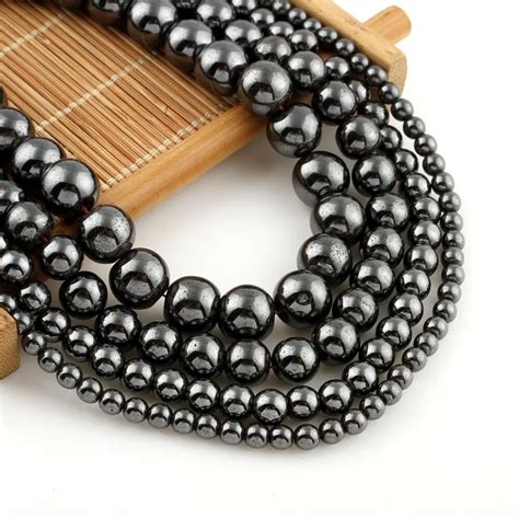 natural stone hematite beads  loose beads mm mm mm mm mm