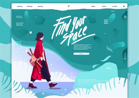 find  space  yogi gustiana  dribbble