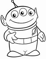 Toy Story Coloring Pages Alien Para Colorear Disney Drawing Dibujos Rocks Printable Characters Colouring Pintar Books Theme Aliens Cartoon Birthday sketch template