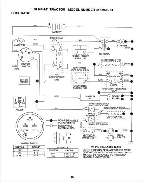 craftsman lt ignition switch diagram diagram board