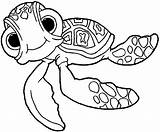 Nemo Finding Coloring Pages Turtle Squirt Sheets Choose Board Doris Drawings sketch template