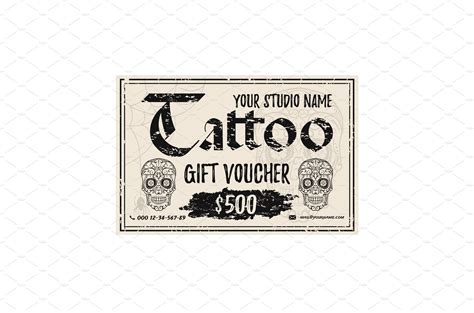 printable tattoo voucher template printable world holiday