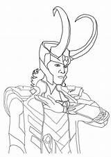 Loki Coloring Avengers Pages Avenger Marvel Lineart Color Print Drawing Descendants Movie Evie Online Line Printable Getcolorings Chibi Size Bad sketch template