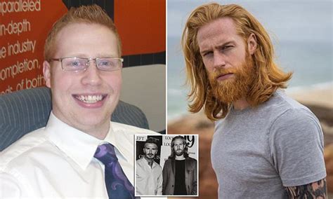 Salesman Grows Ginger Beard And Becomes Gq Model Daily