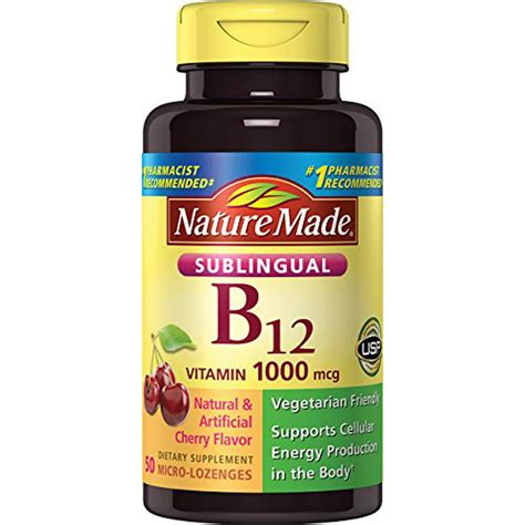 Nature Made Vitamin B 12 1000 Mcg Sublingual 50 Count